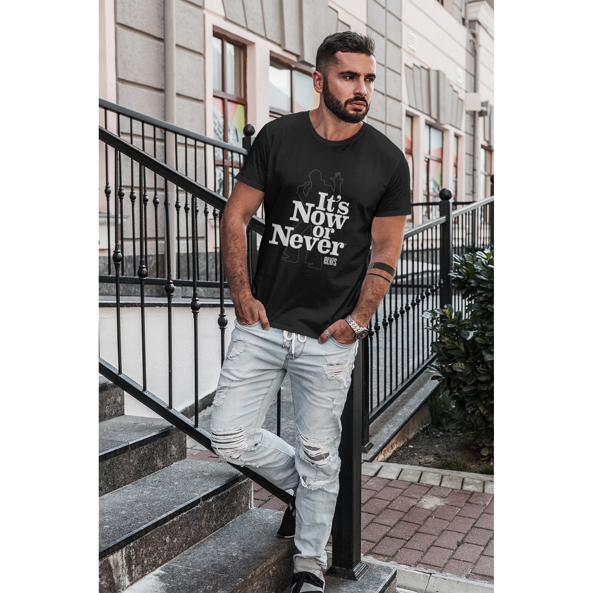 Elvis Presley Men's T-shirt | Now or Never