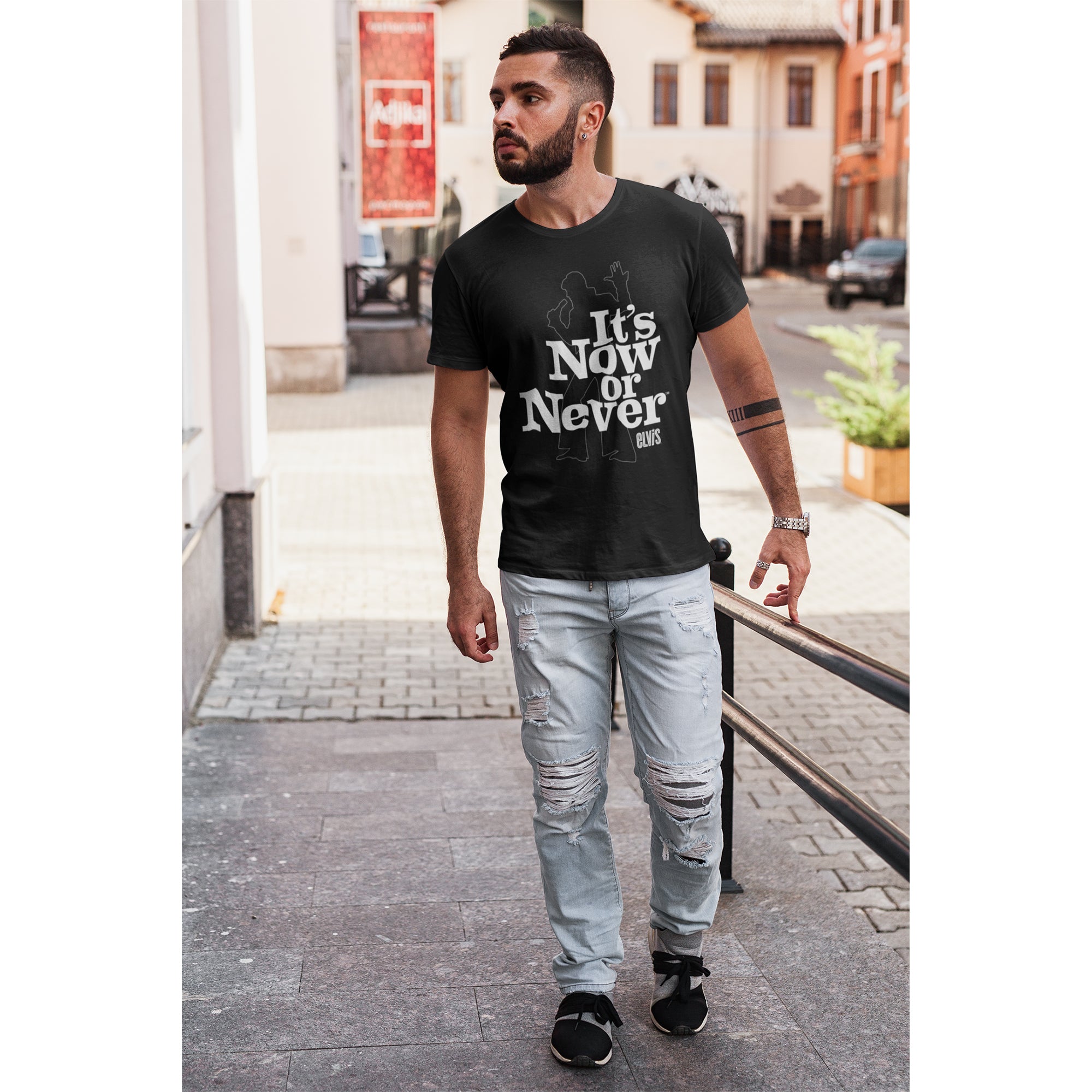 Elvis Presley Men's T-shirt | Now or Never