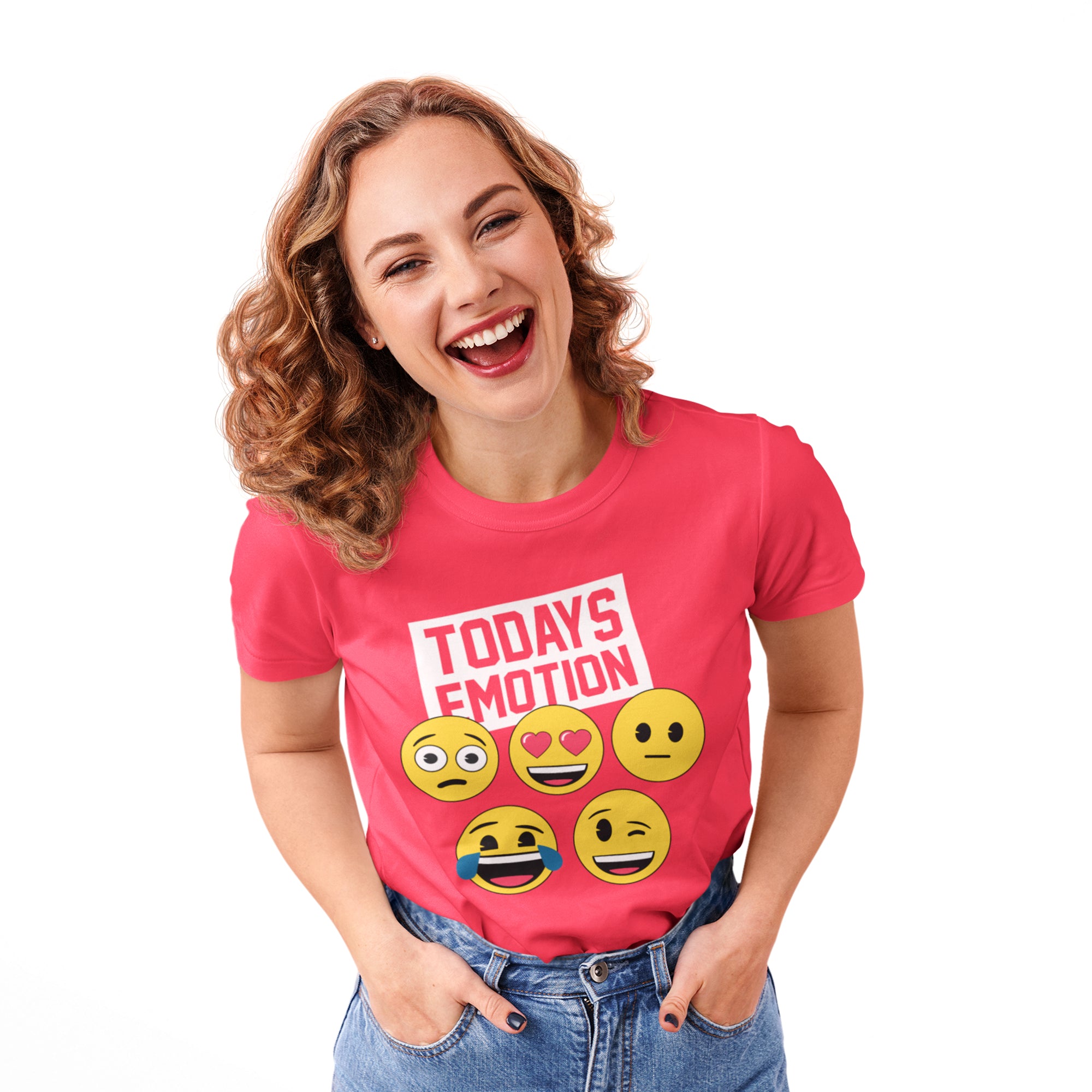 Emoji Women's T-shirt-Today's Emotion