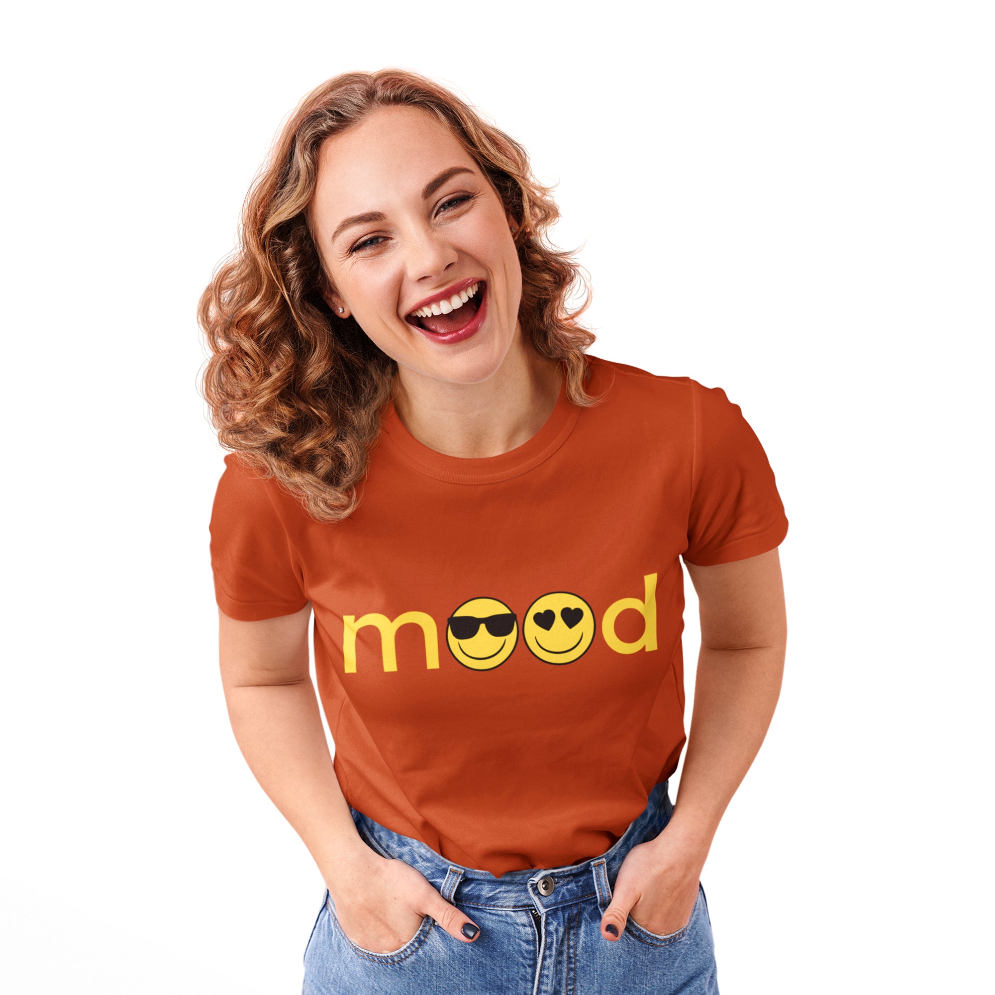 Emoji Women's T-shirt-Good Mood