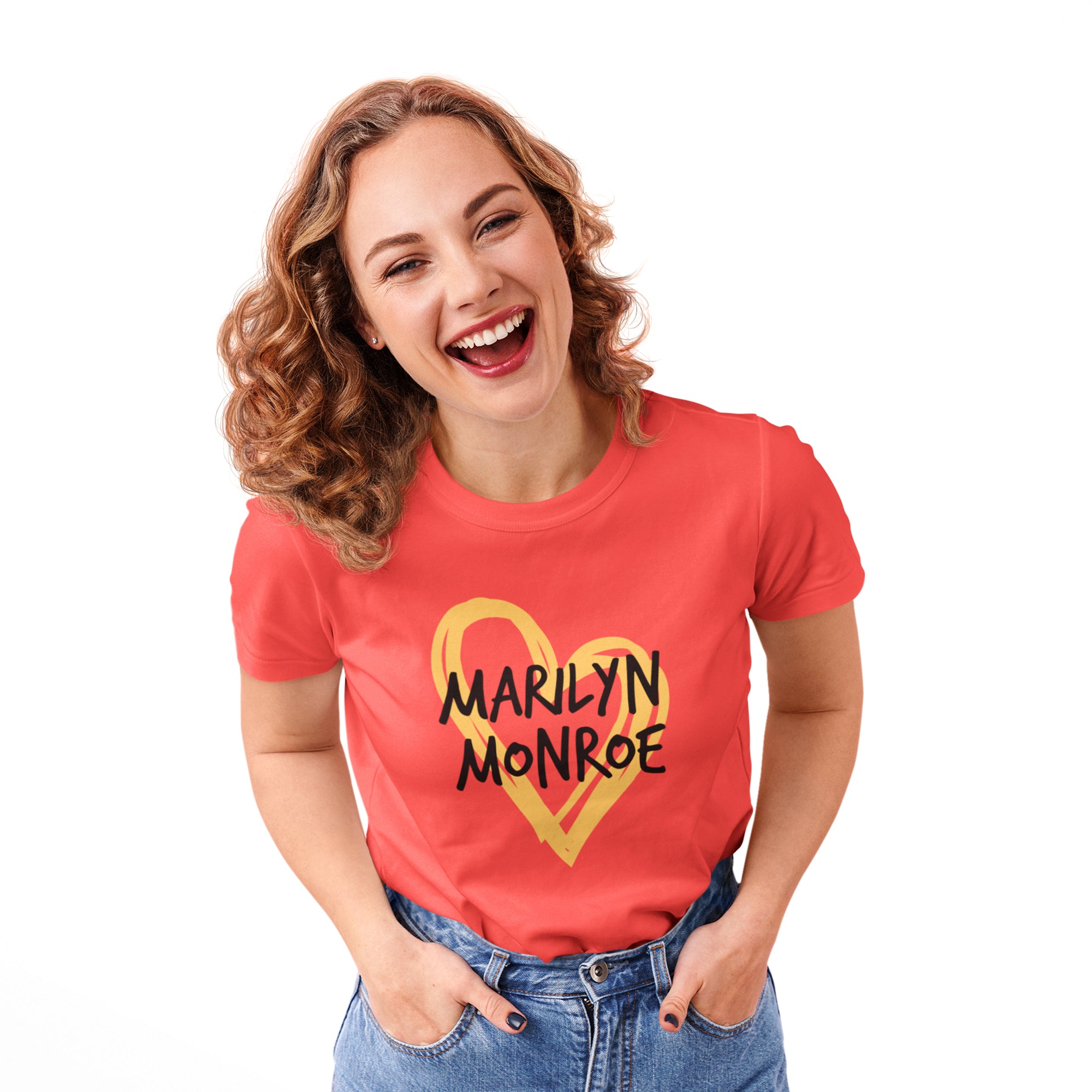 Marilyn Monroe Women's T-shirt (Water Base + Shimmer Print)