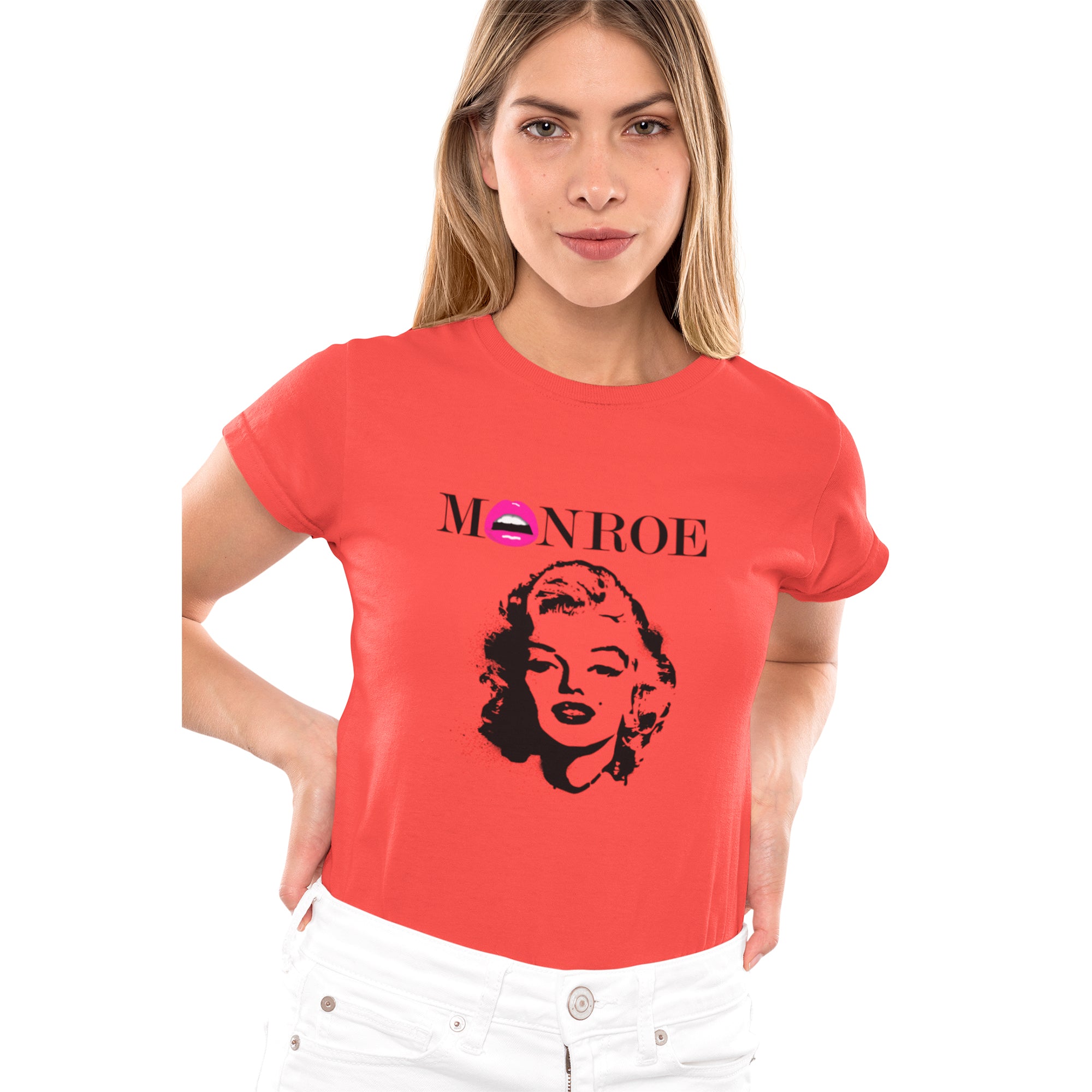 Marilyn Monroe Women's T-shirt (Water Base + Foil Print)