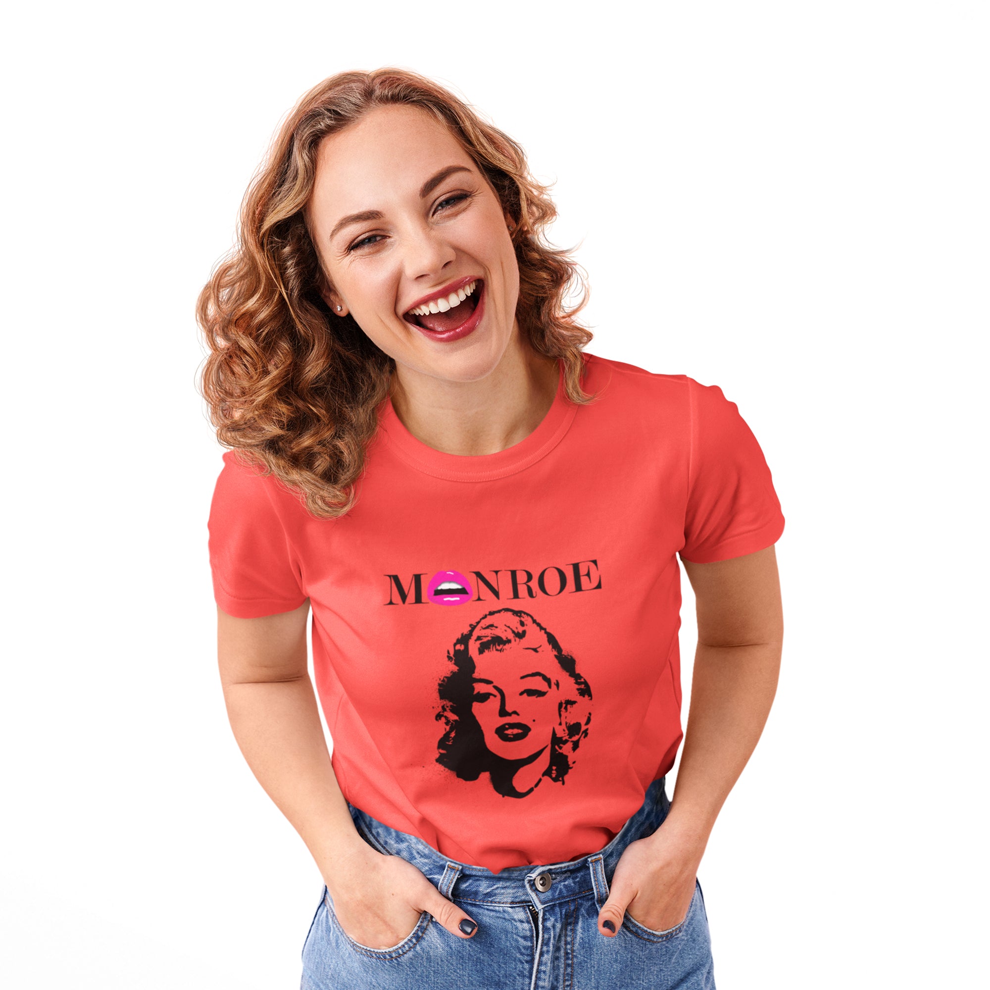 Marilyn Monroe Women's T-shirt (Water Base + Foil Print)