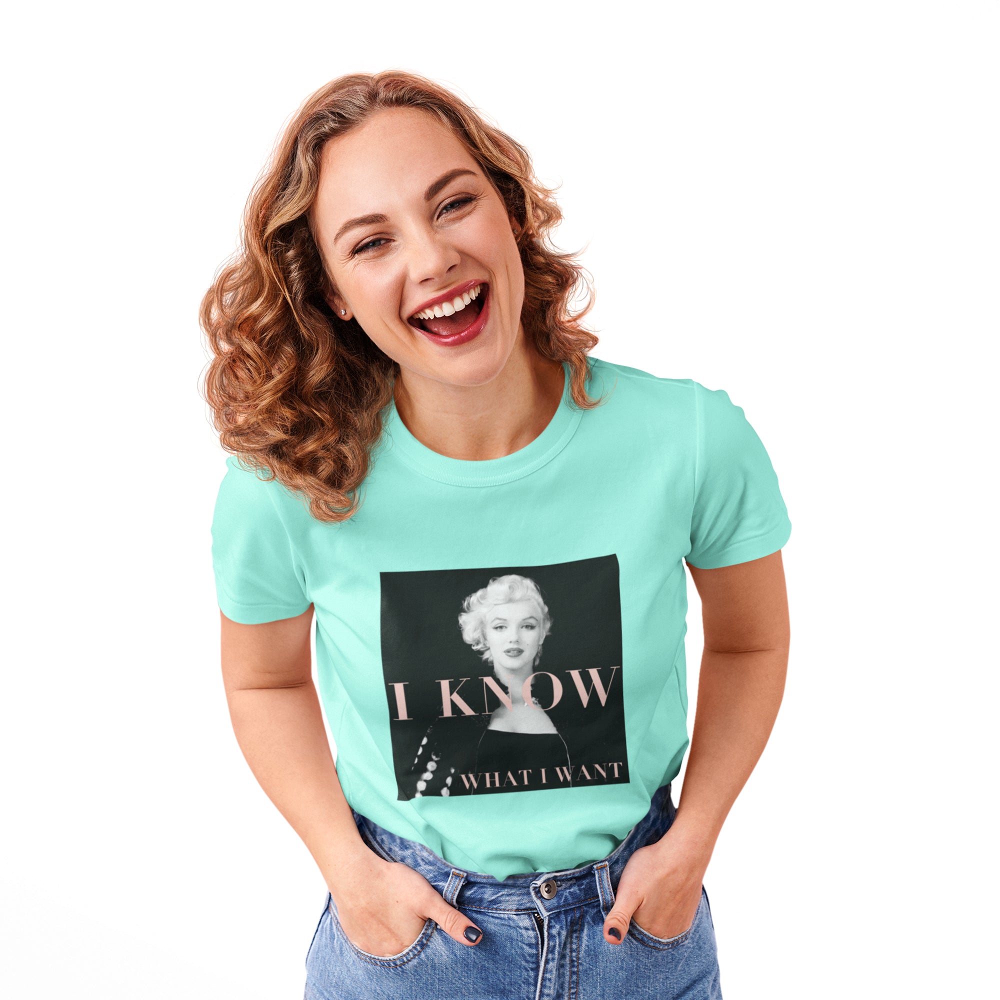 Marilyn Monroe Women's T-shirt (Water Base Photo Print)