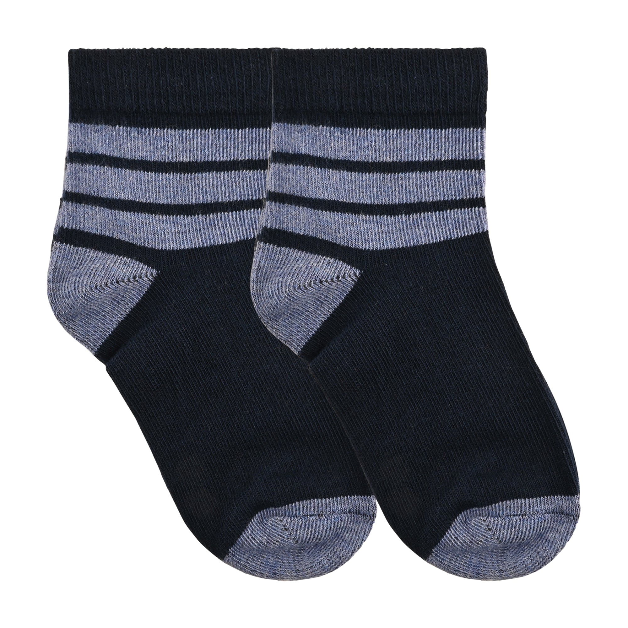 Kids Socks ( Pack of 2 ) | Mighty & Grey Stripes